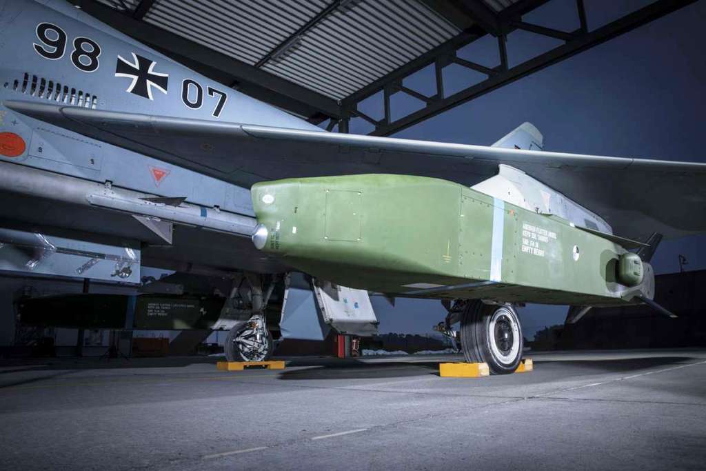 MBDA Taurus am Eurofighter, in Manching